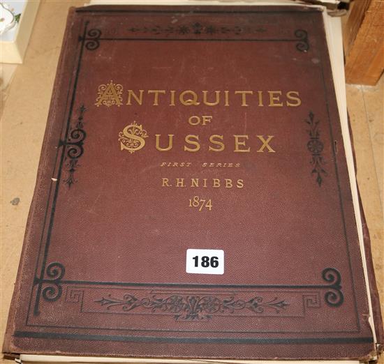 Sussex books: Horsfield, T.W. - This History, Antiquities and Topography of the County of Sussex, 1835,